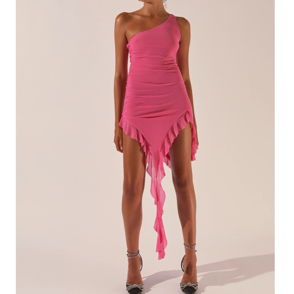 Distraction Mini Dress - Pink Cosmo